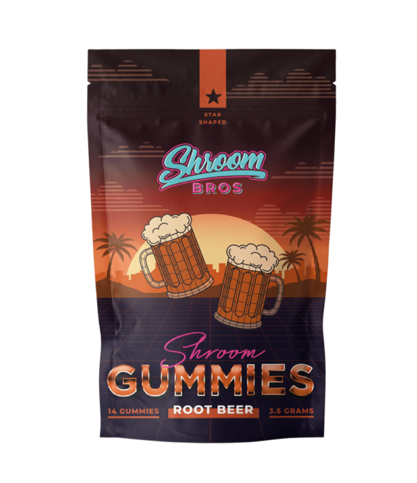 Magic Mushrooms Gummies – Root Beer (3.5g)